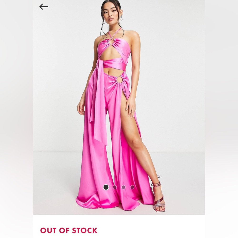 ASOS halter jumpsuit